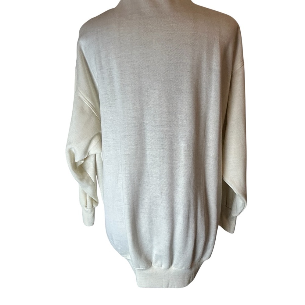 SOLD Special Events Vintage Brand and Style DIY Off White Cardigan Sweater L - Picture 3 of 15